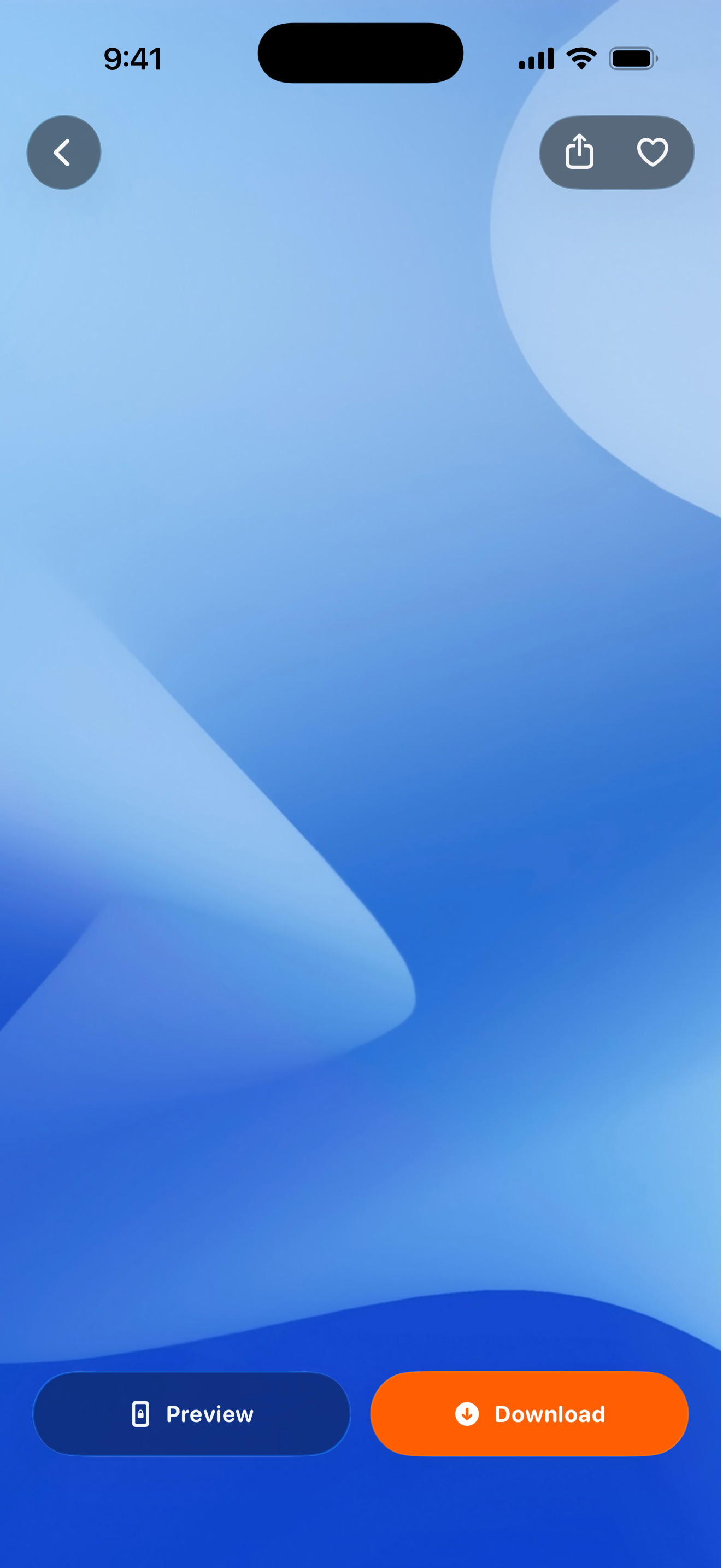 Glassora Download Screen